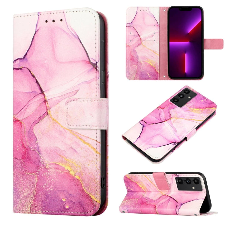 Cassa del telefono di cuoio di vibrazione del modello di marmo PT003, For Samsung Galaxy A34 5G, For Samsung Galaxy A54 5G