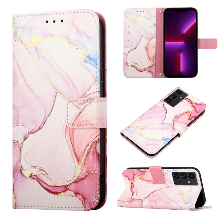 Cassa del telefono di cuoio di vibrazione del modello di marmo PT003, For Samsung Galaxy A34 5G, For Samsung Galaxy A54 5G