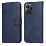 Custodia per telefono in pelle a conchiglia con struttura in vitello classico, For Honor X7a, For Honor X8a, For Honor X9a/X40 5G/Magic5 Lite, For OPPO Reno8 T 4G