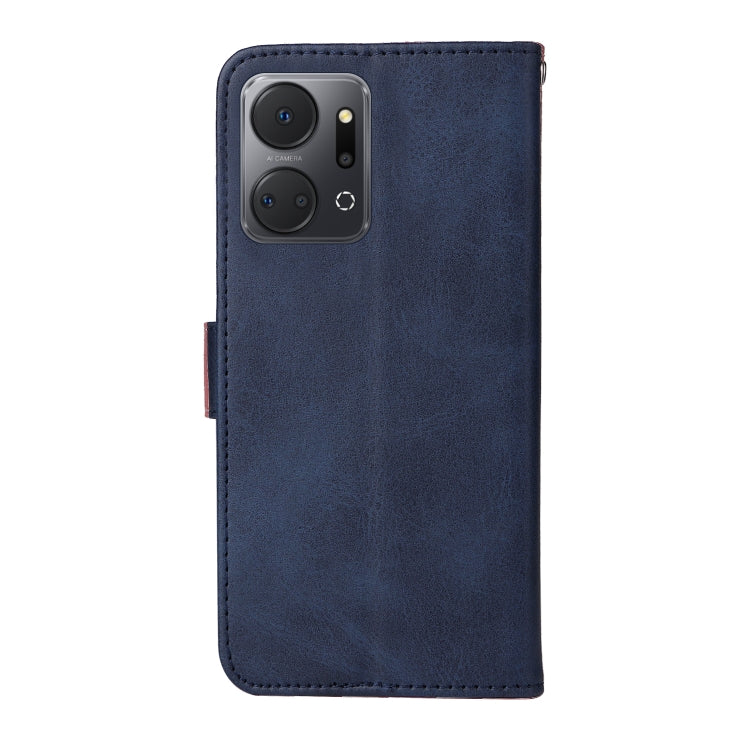 Custodia per telefono in pelle a conchiglia con struttura in vitello classico, For Honor X7a, For Honor X8a, For Honor X9a/X40 5G/Magic5 Lite, For OPPO Reno8 T 4G
