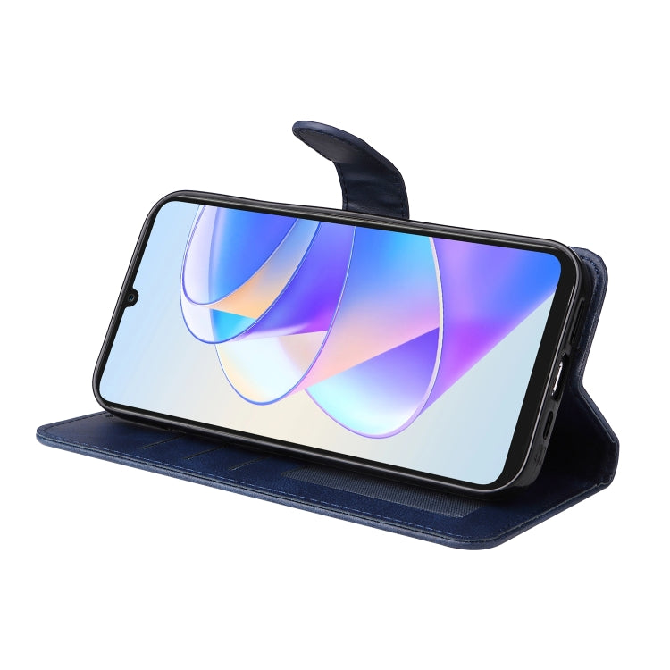 Custodia per telefono in pelle a conchiglia con struttura in vitello classico, For Honor X7a, For Honor X8a, For Honor X9a/X40 5G/Magic5 Lite, For OPPO Reno8 T 4G
