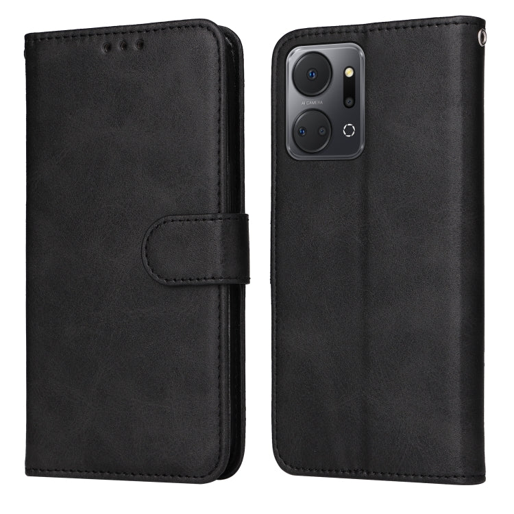Custodia per telefono in pelle a conchiglia con struttura in vitello classico, For Honor X7a, For Honor X8a, For Honor X9a/X40 5G/Magic5 Lite, For OPPO Reno8 T 4G