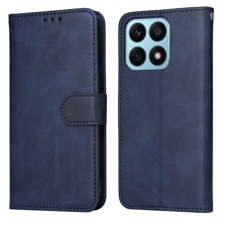 Custodia per telefono in pelle a conchiglia con struttura in vitello classico, For Honor X7a, For Honor X8a, For Honor X9a/X40 5G/Magic5 Lite, For OPPO Reno8 T 4G