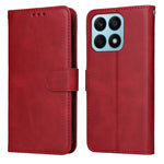 Custodia per telefono in pelle a conchiglia con struttura in vitello classico, For Honor X7a, For Honor X8a, For Honor X9a/X40 5G/Magic5 Lite, For OPPO Reno8 T 4G