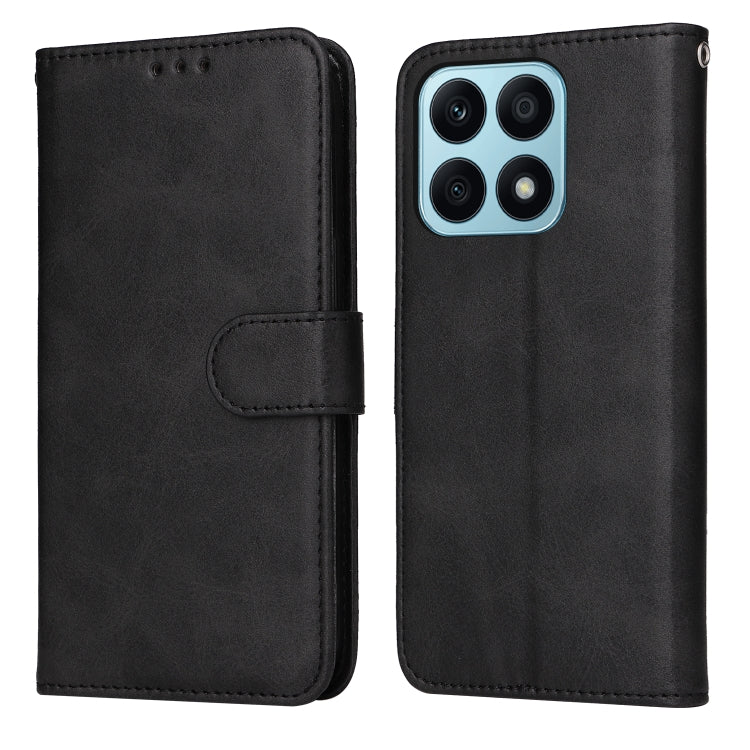 Custodia per telefono in pelle a conchiglia con struttura in vitello classico, For Honor X7a, For Honor X8a, For Honor X9a/X40 5G/Magic5 Lite, For OPPO Reno8 T 4G