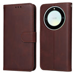 Custodia per telefono in pelle a conchiglia con struttura in vitello classico, For Honor X7a, For Honor X8a, For Honor X9a/X40 5G/Magic5 Lite, For OPPO Reno8 T 4G