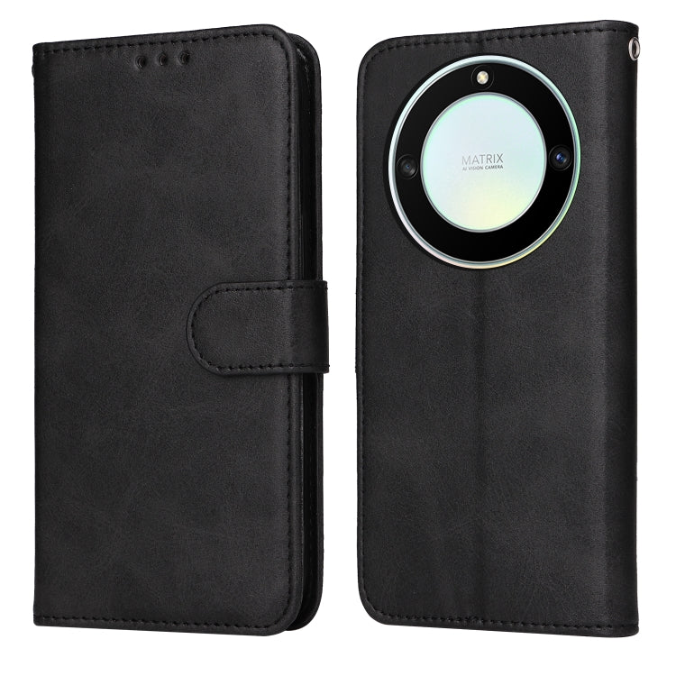 Custodia per telefono in pelle a conchiglia con struttura in vitello classico, For Honor X7a, For Honor X8a, For Honor X9a/X40 5G/Magic5 Lite, For OPPO Reno8 T 4G