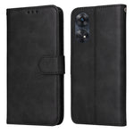 Custodia per telefono in pelle a conchiglia con struttura in vitello classico, For Honor X7a, For Honor X8a, For Honor X9a/X40 5G/Magic5 Lite, For OPPO Reno8 T 4G