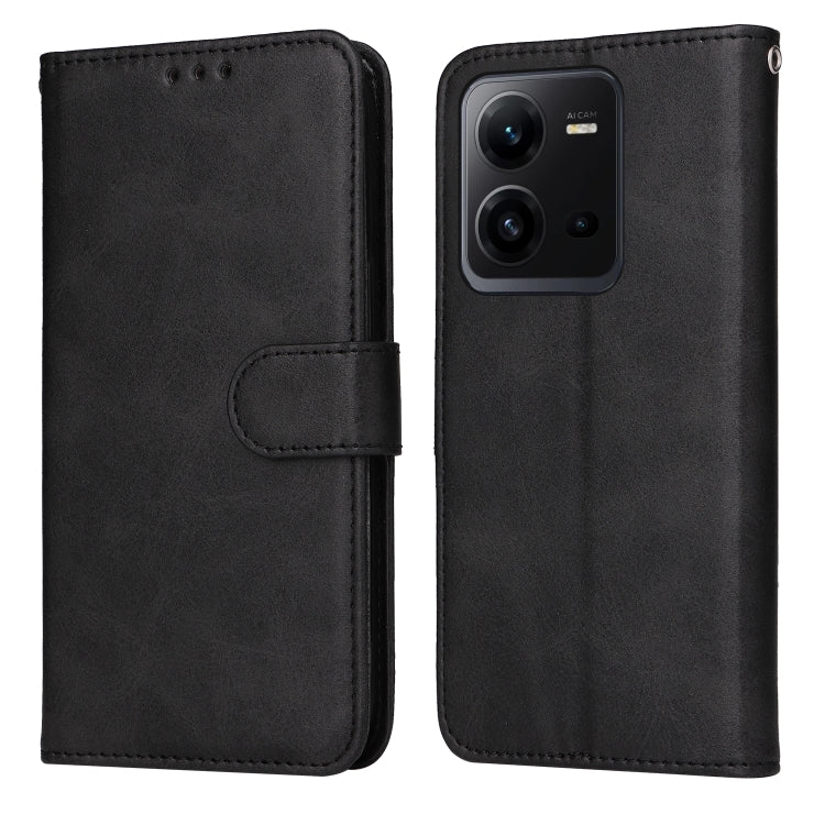Custodia per telefono in pelle a conchiglia con struttura in vitello classico, For vivo V25 5G/V25e 4G/X80 Lite, For vivo Y02 4G, For Xiaomi Redmi K60/K60 Pro, For Xiaomi Redmi 11A 4G/12C