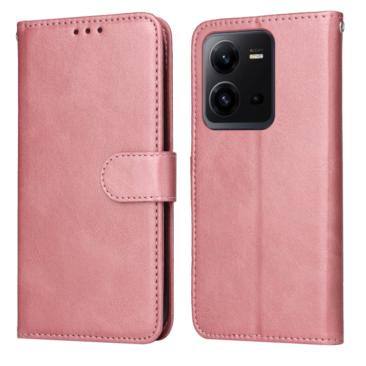 Custodia per telefono in pelle a conchiglia con struttura in vitello classico, For vivo V25 5G/V25e 4G/X80 Lite, For vivo Y02 4G, For Xiaomi Redmi K60/K60 Pro, For Xiaomi Redmi 11A 4G/12C