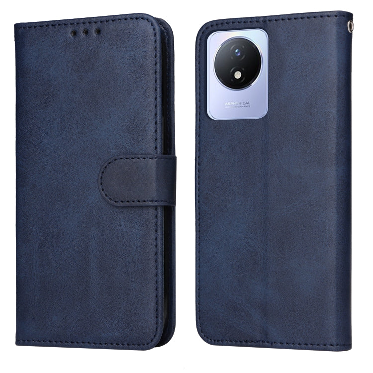 Custodia per telefono in pelle a conchiglia con struttura in vitello classico, For vivo V25 5G/V25e 4G/X80 Lite, For vivo Y02 4G, For Xiaomi Redmi K60/K60 Pro, For Xiaomi Redmi 11A 4G/12C