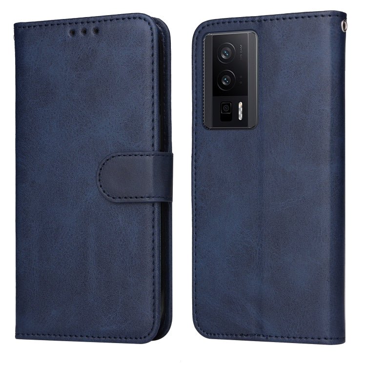 Custodia per telefono in pelle a conchiglia con struttura in vitello classico, For vivo V25 5G/V25e 4G/X80 Lite, For vivo Y02 4G, For Xiaomi Redmi K60/K60 Pro, For Xiaomi Redmi 11A 4G/12C