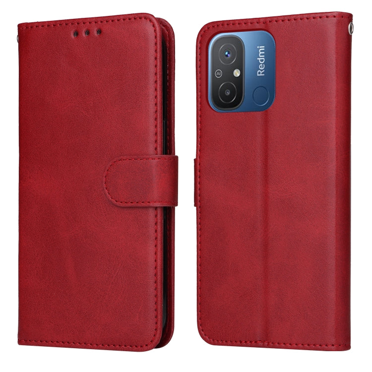 Custodia per telefono in pelle a conchiglia con struttura in vitello classico, For vivo V25 5G/V25e 4G/X80 Lite, For vivo Y02 4G, For Xiaomi Redmi K60/K60 Pro, For Xiaomi Redmi 11A 4G/12C