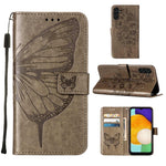 Custodia in pelle con farfalla per Samsung Galaxy A34 5G