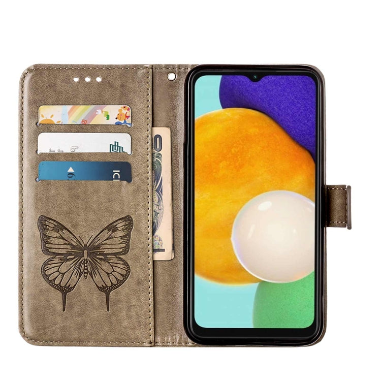 Custodia in pelle con farfalla per Samsung Galaxy A34 5G