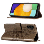 Custodia in pelle con farfalla per Samsung Galaxy A34 5G