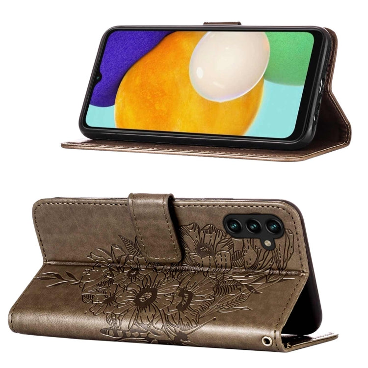 Custodia in pelle con farfalla per Samsung Galaxy A34 5G