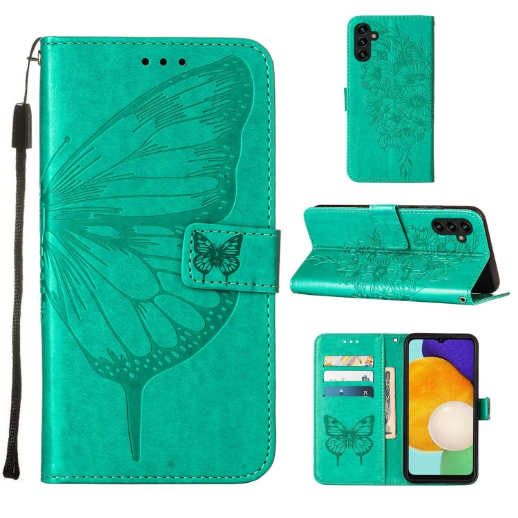 Custodia in pelle con farfalla per Samsung Galaxy A34 5G