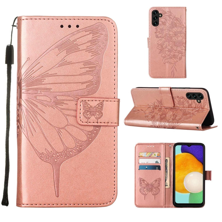Custodia in pelle con farfalla per Samsung Galaxy A34 5G