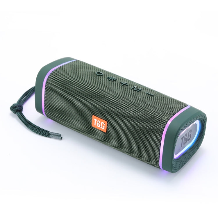T&G TG375 Subwoofer altoparlante Bluetooth wireless RGB portatile da esterno con luce a LED, TG375