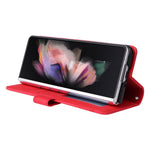 Custodia per telefono in pelle con bottone in metallo con albero della vita Skin Feel, For Samsung Galaxy Z Fold3 5G, For Samsung Galaxy Z Fold4 5G, For Samsung Galaxy Z Flip3 5G, For Samsung Galaxy Z Flip4 5G