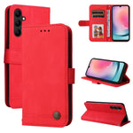 Custodia per telefono in pelle con bottone in metallo con albero della vita Skin Feel, For Samsung Galaxy A24 4G, For Honor X7a, For Honor X8a, For Honor X9a/X40 5G/Magic5 Lite