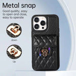 Custodia per telefono in pelle con slot per schede con cordino corto, For iPhone 14 Pro Max, For iPhone 14 Pro, For iPhone 14, For iPhone 14 Plus