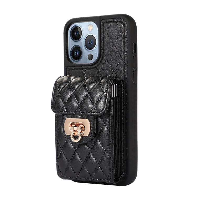 Custodia per telefono in pelle con slot per schede con cordino corto, For iPhone 13 Pro Max, For iPhone 13 Pro, For iPhone 13, For iPhone 12 Pro Max