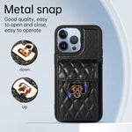 Custodia per telefono in pelle con slot per schede con cordino corto, For iPhone 13 Pro Max, For iPhone 13 Pro, For iPhone 13, For iPhone 12 Pro Max