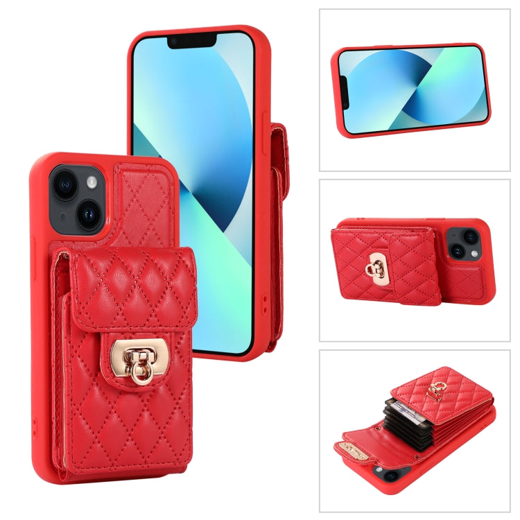 Custodia per telefono in pelle con slot per schede con cordino corto, For iPhone 13 Pro Max, For iPhone 13 Pro, For iPhone 13, For iPhone 12 Pro Max