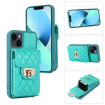 Custodia per telefono in pelle con slot per schede con cordino corto, For iPhone 13 Pro Max, For iPhone 13 Pro, For iPhone 13, For iPhone 12 Pro Max