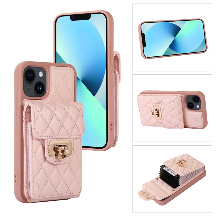 Custodia per telefono in pelle con slot per schede con cordino corto, For iPhone 13 Pro Max, For iPhone 13 Pro, For iPhone 13, For iPhone 12 Pro Max