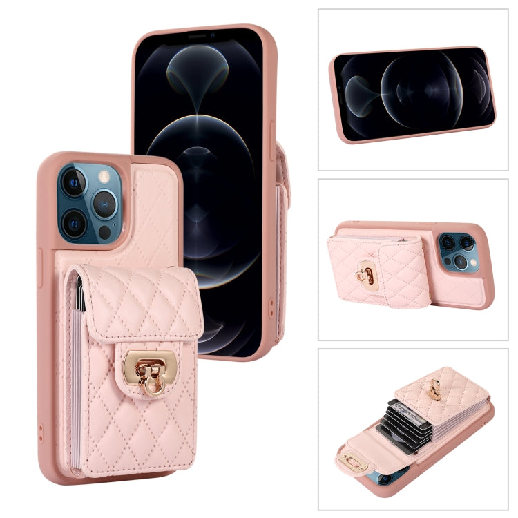 Custodia per telefono in pelle con slot per schede con cordino corto, For iPhone 13 Pro Max, For iPhone 13 Pro, For iPhone 13, For iPhone 12 Pro Max