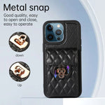 Custodia per telefono in pelle con slot per schede con cordino corto, For iPhone 12 / 12 Pro, For iPhone 11 Pro Max, For iPhone 11 Pro, For iPhone 11