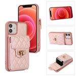 Custodia per telefono in pelle con slot per schede con cordino corto, For iPhone 12 / 12 Pro, For iPhone 11 Pro Max, For iPhone 11 Pro, For iPhone 11