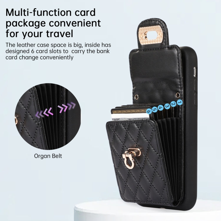 Custodia per telefono in pelle con slot per schede con cordino corto, For iPhone XS Max, For iPhone XS / X, For iPhone XR