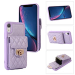 Custodia per telefono in pelle con slot per schede con cordino corto, For iPhone XS Max, For iPhone XS / X, For iPhone XR