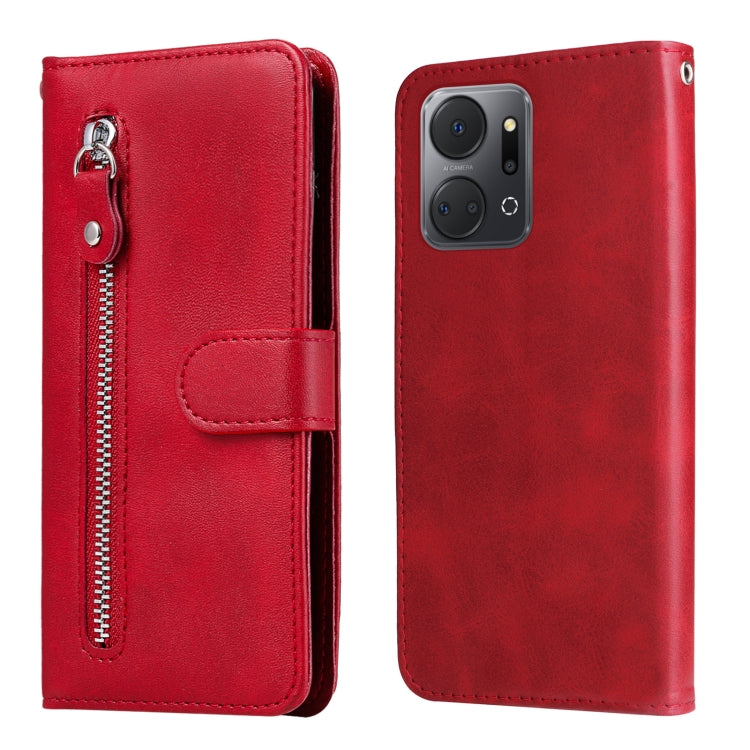 Custodia per telefono in pelle con cerniera in vitello, For Honor X7a, For Honor X8a, For Honor X9a/X40 5G/Magic5 Lite, For OPPO Reno8 T 4G