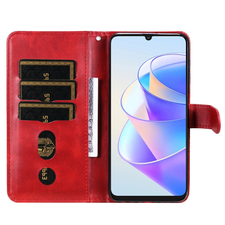 Custodia per telefono in pelle con cerniera in vitello, For Honor X7a, For Honor X8a, For Honor X9a/X40 5G/Magic5 Lite, For OPPO Reno8 T 4G