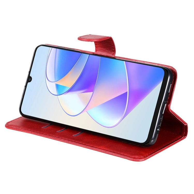 Custodia per telefono in pelle con cerniera in vitello, For Honor X7a, For Honor X8a, For Honor X9a/X40 5G/Magic5 Lite, For OPPO Reno8 T 4G