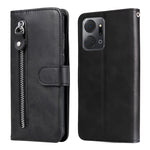 Custodia per telefono in pelle con cerniera in vitello, For Honor X7a, For Honor X8a, For Honor X9a/X40 5G/Magic5 Lite, For OPPO Reno8 T 4G