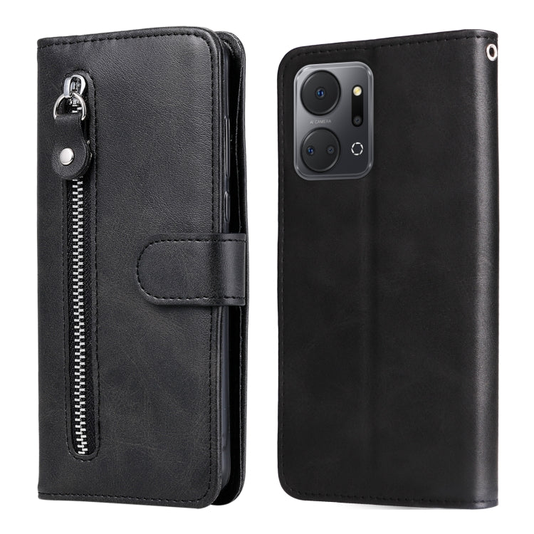 Custodia per telefono in pelle con cerniera in vitello, For Honor X7a, For Honor X8a, For Honor X9a/X40 5G/Magic5 Lite, For OPPO Reno8 T 4G