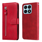 Custodia per telefono in pelle con cerniera in vitello, For Honor X7a, For Honor X8a, For Honor X9a/X40 5G/Magic5 Lite, For OPPO Reno8 T 4G