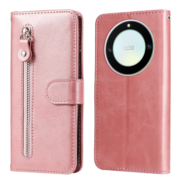 Custodia per telefono in pelle con cerniera in vitello, For Honor X7a, For Honor X8a, For Honor X9a/X40 5G/Magic5 Lite, For OPPO Reno8 T 4G