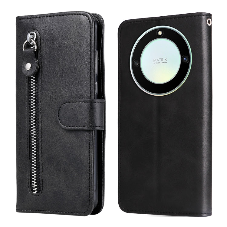 Custodia per telefono in pelle con cerniera in vitello, For Honor X7a, For Honor X8a, For Honor X9a/X40 5G/Magic5 Lite, For OPPO Reno8 T 4G