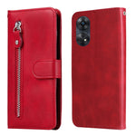 Custodia per telefono in pelle con cerniera in vitello, For Honor X7a, For Honor X8a, For Honor X9a/X40 5G/Magic5 Lite, For OPPO Reno8 T 4G