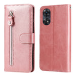 Custodia per telefono in pelle con cerniera in vitello, For Honor X7a, For Honor X8a, For Honor X9a/X40 5G/Magic5 Lite, For OPPO Reno8 T 4G