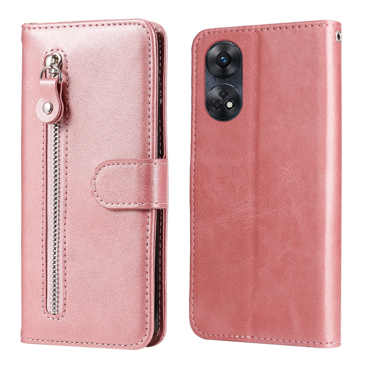 Custodia per telefono in pelle con cerniera in vitello, For Honor X7a, For Honor X8a, For Honor X9a/X40 5G/Magic5 Lite, For OPPO Reno8 T 4G