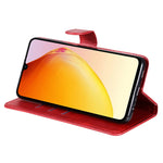 Custodia per telefono in pelle con cerniera in vitello, For vivo V25 5G/V25e 4G, For vivo Y02 4G, For Xiaomi Redmi K60/K60 Pro, For Xiaomi Redmi 11A 4G/12C