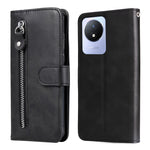 Custodia per telefono in pelle con cerniera in vitello, For vivo V25 5G/V25e 4G, For vivo Y02 4G, For Xiaomi Redmi K60/K60 Pro, For Xiaomi Redmi 11A 4G/12C